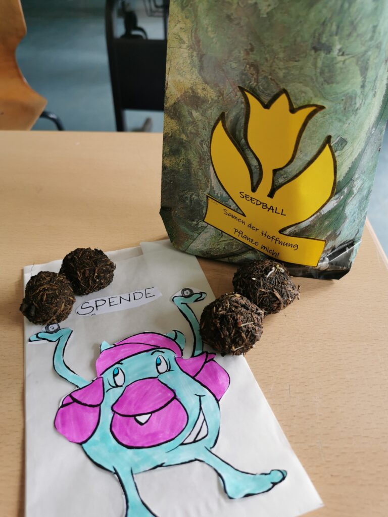 Aktion „Seedball“ – Samen der Hoffnung der Eichendorffschule Schönebeck